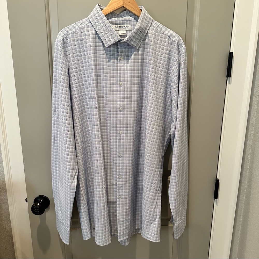 Mizzen + Main Xl tall trim dress shirt